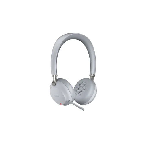 Гарнитура BH76 UC Light Gray USB-A, Беспроводная Bluetooth, Зарядка Qi, HD звук, Шумоподав.ANC, Серая